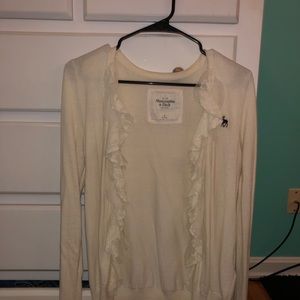White lace cardigan
